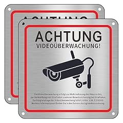 Videoüberwachung schild stüc gebraucht kaufen  Wird an jeden Ort in Deutschland
