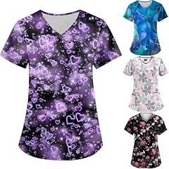 Scrub tops women for sale  Delivered anywhere in USA 