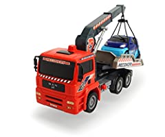 Dickie 203806000 Air Pump Tow Truck Toy MAN Role Play for sale  Delivered anywhere in UK