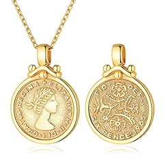 Coin necklace 18k for sale  Delivered anywhere in Canada
