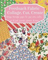Feedsack fabric collage for sale  Delivered anywhere in UK