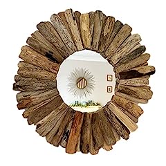 Round driftwood mirror for sale  Delivered anywhere in Ireland