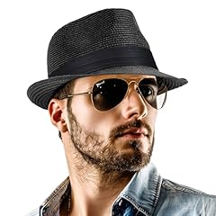 Straw fedora hat for sale  Delivered anywhere in USA 