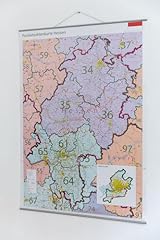 Postleitzahlenkarte hessen wan gebraucht kaufen  Wird an jeden Ort in Deutschland
