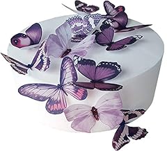 Papillons prédécoupés mauve d'occasion  Livré partout en France