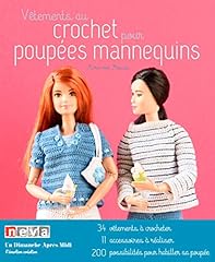 Vêtements crochet poupées d'occasion  Livré partout en Belgiqu