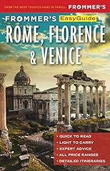 Frommer's EasyGuide to Rome, Florence and Venice, used for sale  Delivered anywhere in USA 