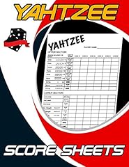 Yahtzee score sheets d'occasion  Livré partout en France