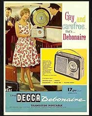 Print decca radio for sale  Delivered anywhere in UK