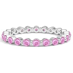 Round cut pink for sale  Delivered anywhere in UK