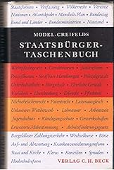 Staatsbürger taschenbuch alle d'occasion  Livré partout en France