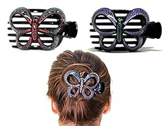 Butterfly barrettes hand for sale  Delivered anywhere in USA 