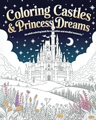 Coloring castles princess for sale  Delivered anywhere in UK