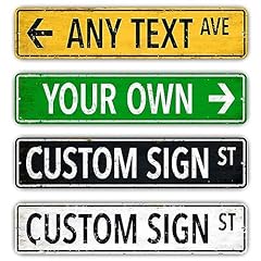 Personalized street signs for sale  Delivered anywhere in USA 