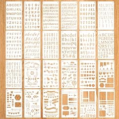 24pcs calligraphy stencil for sale  Delivered anywhere in UK