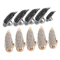 Rhinestones nails 10pcs for sale  Delivered anywhere in USA 