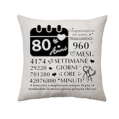 80th compleanno regalo usato  Spedito ovunque in Italia 