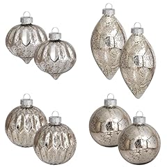 8pcs mercury glass for sale  Delivered anywhere in UK