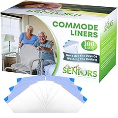 Commode liners 100 for sale  Delivered anywhere in USA 