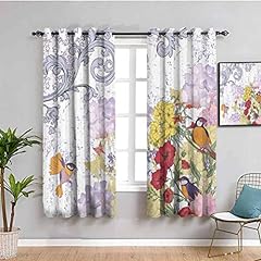 Used, Hydrangeas Greenery Curtain Panels Flower Pattern with for sale  Delivered anywhere in Canada