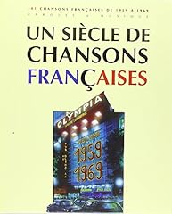 Siècle chansons française d'occasion  Livré partout en France