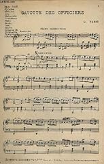 Gavotte officiers piano d'occasion  Livré partout en France