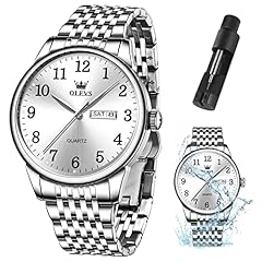 Olevs silver watches for sale  Delivered anywhere in USA 