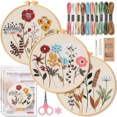 Cdthinkingu flower embroidery for sale  Delivered anywhere in USA 