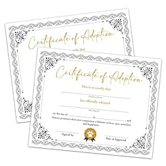Pet adoption certificate for sale  Delivered anywhere in USA 
