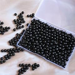Black glass beads for sale  Delivered anywhere in USA 