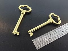 Grandfather Clock Door Key set of 2 in Brass Finish for Howard Miller by Grandfather Clocks for sale  Delivered anywhere in Canada