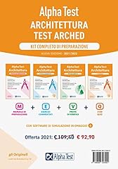 Alpha test. architettura. usato  Spedito ovunque in Italia 