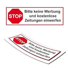 Briefkasten aufkleber werbung gebraucht kaufen  Wird an jeden Ort in Deutschland