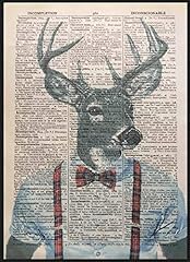 Parksmoonprints stag head for sale  Delivered anywhere in UK