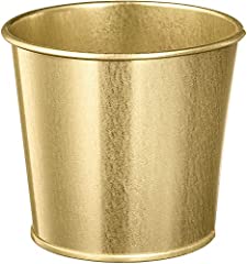 Plant Pot Brass-Colour, Assembled Size Height: 9 cm for sale  Delivered anywhere in UK