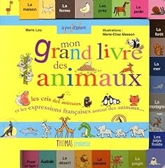 Grand livre animaux d'occasion  Livré partout en Belgiqu