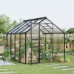 6x8ft polycarbonate greenhouse for sale  Delivered anywhere in USA 