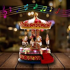 Christmas carousel figurines for sale  Delivered anywhere in USA 