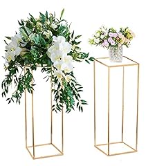 Gold vases centerpieces for sale  Delivered anywhere in UK