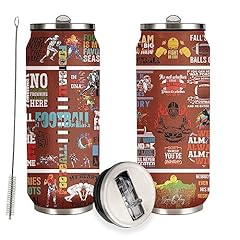 Jdeifkf football tumbler for sale  Delivered anywhere in USA 