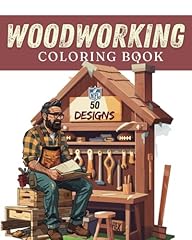 Woodworking coloring book for sale  Delivered anywhere in USA 