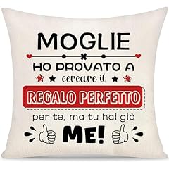 Regalo moglie copricuscino usato  Spedito ovunque in Italia 
