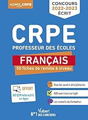 Crpe concours professeur d'occasion  Livré partout en France