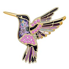 Enamel hummingbird brooch for sale  Delivered anywhere in UK