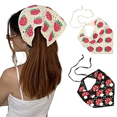 Awaytr crochet bandana for sale  Delivered anywhere in USA 