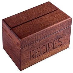 Sapele recipe box for sale  Delivered anywhere in Ireland