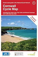 Cornwall cycle map for sale  Delivered anywhere in UK