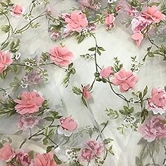 Rose floreale tessuto usato  Spedito ovunque in Italia 