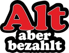 Sticker alt bezahlt gebraucht kaufen  Wird an jeden Ort in Deutschland