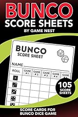 Bunco score sheets for sale  Delivered anywhere in USA 